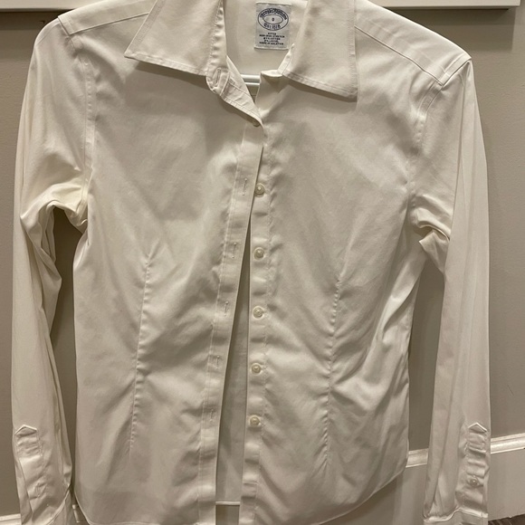 Brooks Brothers White long sleeve button shirt - Picture 6 of 7